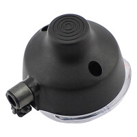 Turn signal round front Simson - clear