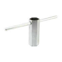 Spark plug wrench 21mm + rod - HEXAGONAL