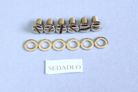 Jawa Pionýr 20-polished stainless steel set of screws for the entire motorcycle