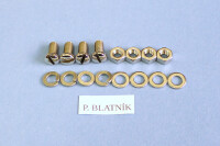 Jawa Pionýr 20-polished stainless steel set of screws for the entire motorcycle