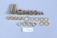 Jawa Pionýr 20-polished stainless steel set of screws for the entire motorcycle