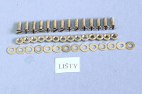 Jawa Pionýr 20-polished stainless steel set of screws for the entire motorcycle