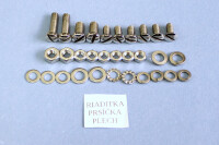 Jawa Pionýr 20-polished stainless steel set of screws for the entire motorcycle