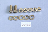 Jawa Pionýr 20-polished stainless steel set of screws for the entire motorcycle