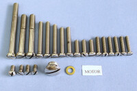 Jawa Pionýr 20-polished stainless steel set of screws for the entire motorcycle