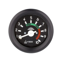 Tachometer Simson S51 - black frame - MZA
