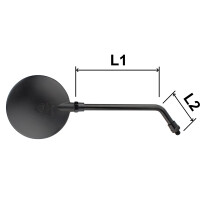 Round mirror M10 Jawa - UNI