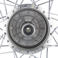 Wheel complete Simson S51 aluminum rim 1.6x16 - stainless steel thread