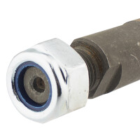 Rear wheel axle with rosette pin MZ ETZ 251