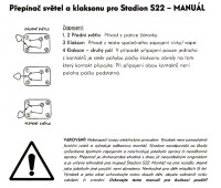 Light and buzzer switch for Stadion S22 handlebars