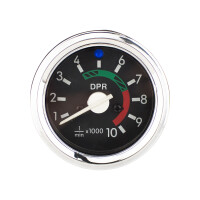 Tachometer Simson S51 - chrome frame (indicator light) - DPR