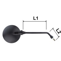 Round mirror with M8 joint - Pionýr, Babetta, Simson