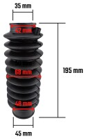 Front fork boot ČZ 250, 350 type 471, 472