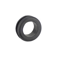 Light switch cable grommet with side hole