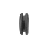 Light switch cable grommet with side hole