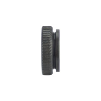 Inner valve nut - grooved - blackened