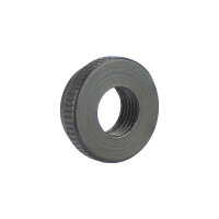 Inner valve nut - grooved - blackened