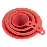 Plastic funnel - set of 4