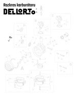 Dellorto Babetta carburetor strainer cap screw