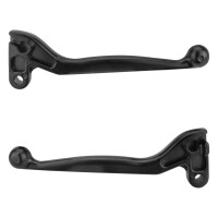 Aluminum levers Simson S51, SR 50 - P+L set - black