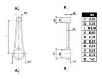 Connecting rod complete Jawa 250 Panelka with case