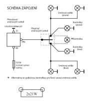 Turn signal breaker 6V - 2x21W