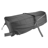 Seat cover ČZ 350 type 472.5 stitched with white edging (with ČZ inscription)
