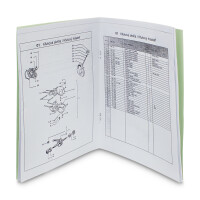 Workshop manual and catalog Manet Korádo type 216