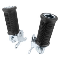 Rear footpegs Jawa - Panelka, Kyvačka - chrome set of 2 Duells