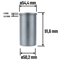 Cylinder liner 70 cc - semi-finished product