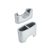 Simson S51 handlebar clamp - set - MZA