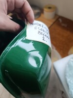 Simson S51 Elektronik box lid tank - green - DAMAGED