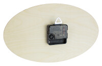 Wooden clock - Jawa 21 logo 16.5x29.5cm