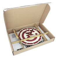 Wooden clock - ČZ logo 20cm