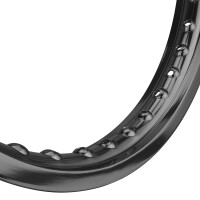 Rim 16 - 1.6 aluminum BLACK - Simson