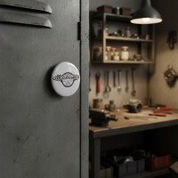 Magnetic bottle opener with Motokrámek logo