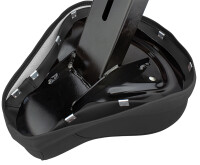 Saddle cover Babetta 210, 225 - black buckles - Czech Republic