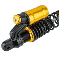 Simson rear gas shock absorber - black/gold (model 2025) - set