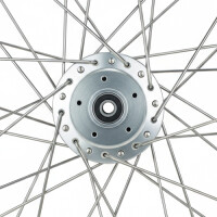 Complete wheel Simson Al. rim 1.6 x16 (stainless steel spoke) for disc brake - DPR