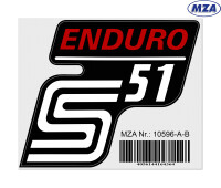 S51 Enduro MZA mailbox sticker