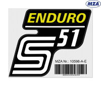 S51 Enduro MZA mailbox sticker