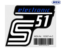 S51 electronic MZA mailbox sticker