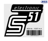 S51 electronic MZA mailbox sticker