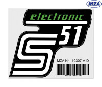 S51 electronic MZA mailbox sticker