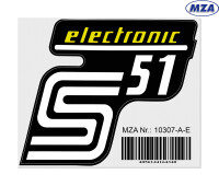 S51 electronic MZA mailbox sticker