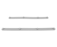 Rubber floor mats Pionýr - set (long short) - gray