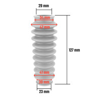 Front telescope cuff Pionýr - gray