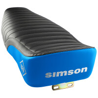 Complete seat Simson S51 Enduro - black/blue - MZA