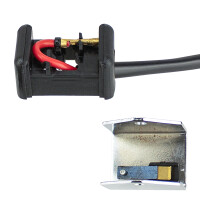 Babetta short-circuit button - chrome - complete