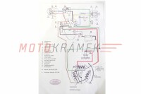 Electrical installation Jawa/ČZ 150 Kyvačka